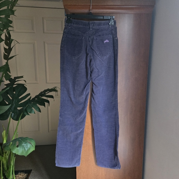 Vintage Chic Purple Corduroy Straight Leg Pants - Picture 2 of 3